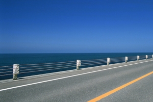 海边公路背景