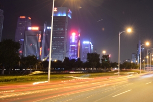 公路夜色背景banner