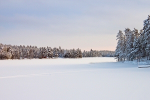 瑞典 雪景 4K风景壁纸