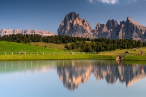 秋天 湖泊 山水风景 3440x1440带鱼屏壁纸