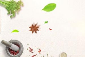 美食作料简约文艺黄色banner