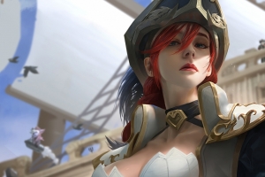 厄运小姐(Miss Fortune)英雄联盟LOL 3840x2160壁纸4k