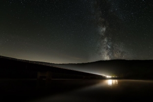 银河 雾 星空 星星 夜间 4k壁纸 3840x2160