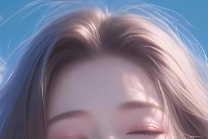 云羲微笑闭眼女孩2532x1170手机壁纸