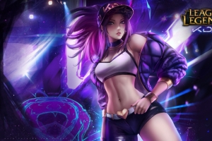 KDA Akali 英雄联盟4k壁纸3840x2160