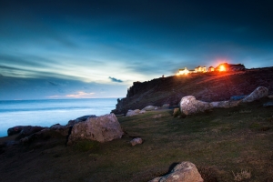 陆地的尽头 康沃尔 4K风景壁纸