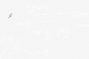 手绘数学计算公式