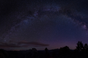 银河系 优胜美地 星空4K风景壁纸3840x2160