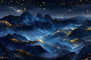 山 星空 4K风景壁纸 3840x2160
