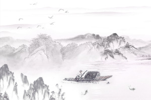 水墨背景（2000X750）