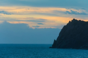 岩石 大海 地平线 风景 自然 4k壁纸 3840x2160