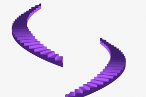紫色的阶梯