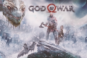 《战神 Wallpaper God of War, PlayStation 4》4k壁纸