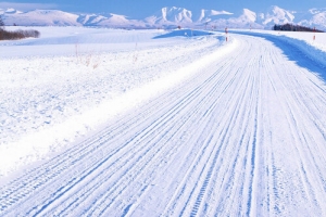 冬季雪地背景