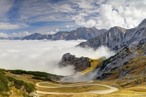 阿尔卑斯山 山峰 山坡 4K风景壁纸