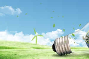 绿色新型能源环保海报背景