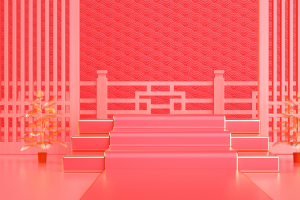 国潮，C4D，微场景，中国风