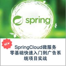 SpringCloud微服务零基础快速入门到广告系统项目实战