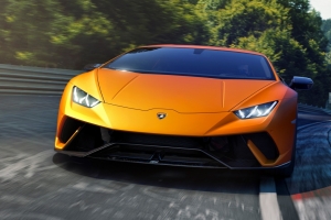 橙色兰博基尼Huracan Performante 4K跑车壁纸