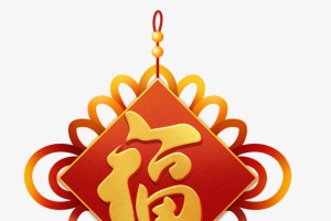 迎春纳福新年快乐过年了欢度春节福到啦