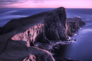 苏格兰 灯塔 天空之岛 4k风景壁纸
