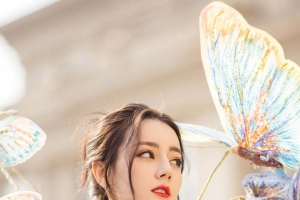 迪丽热巴蝴蝶仙子4k高清手机壁纸2160x3840