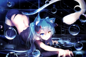 猫儿初音未来4k动漫壁纸