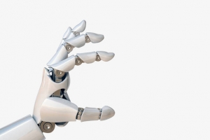 机器人，科技感，白色，手手