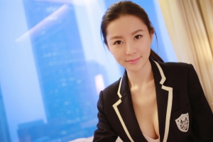 校服美女 慕羽茜4K壁纸