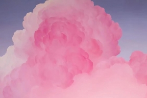 粉色云朵的浪漫