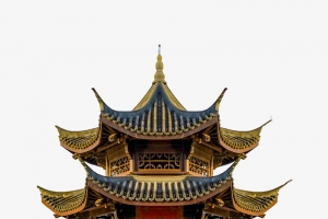 中国古式建筑亭子