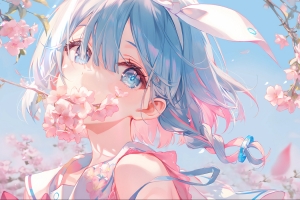 阿洛娜 樱花 3000x2000电脑壁纸高清全屏