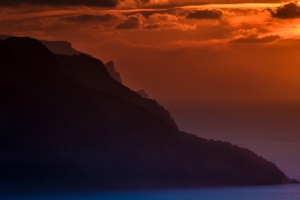 马洛卡海滩美丽日落风景3440x1440壁纸