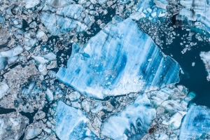 冰 海 碎片 鸟瞰图 自然 蓝色 4k壁纸 3840x2160
