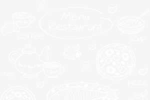 欧美黑板手绘食物素材