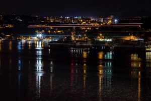 夜城市 城市灯光 夜晚 伊斯坦布尔 土耳其 海岸 4k壁纸 3840x2160