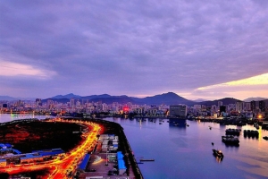 三亚天空城市风景海报banner