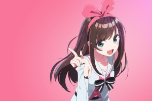 Kizuna Ai 绊爱 4k动漫壁纸