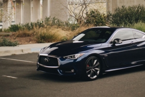  infiniti q60 infiniti 汽车 蓝色 4k壁纸 3840x2160