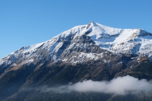 山 雪 峰 景观 自然 4k壁纸 3840x2160