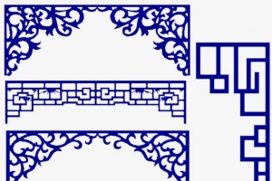 家具花纹中国风门框